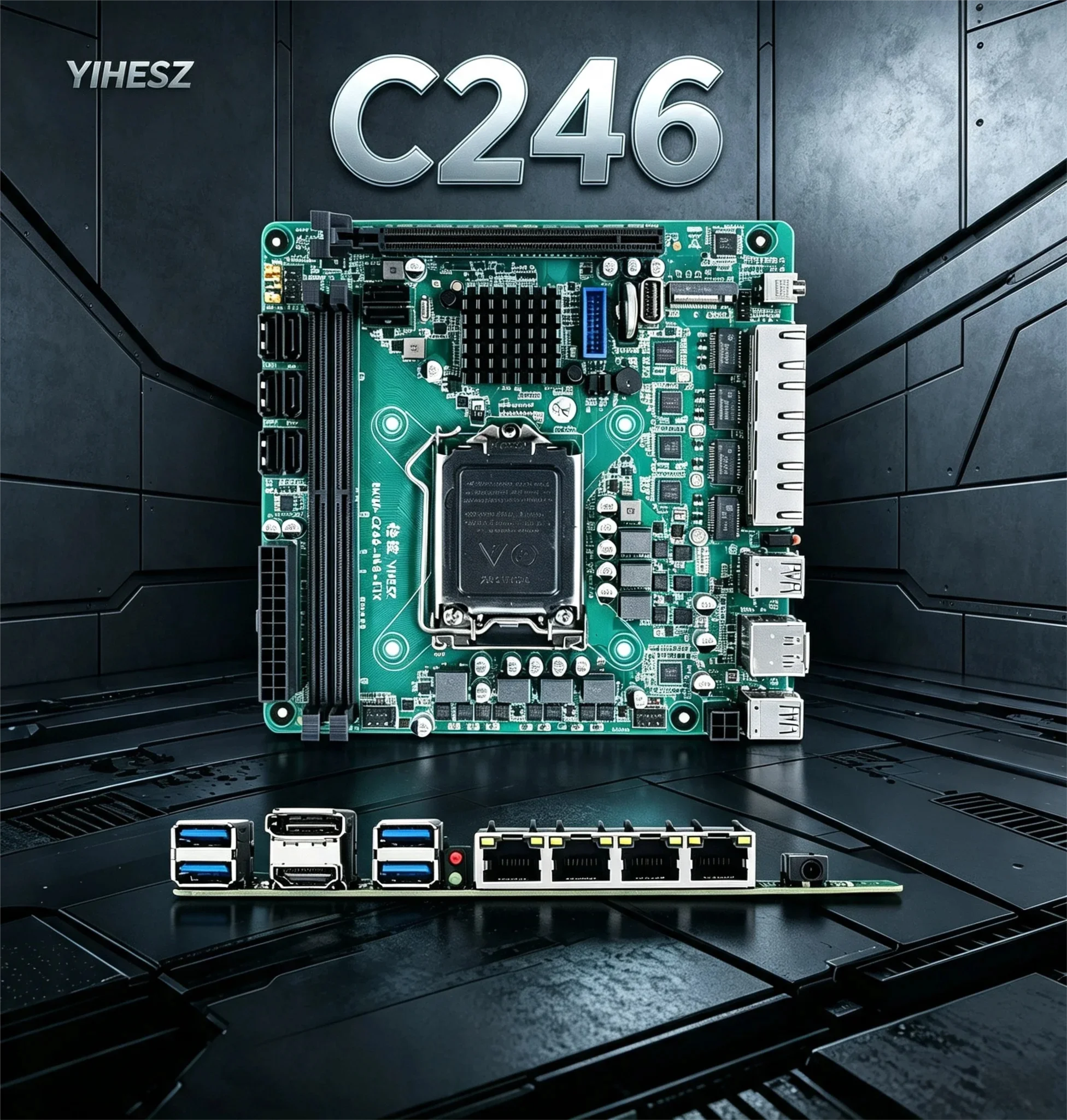 C246 ITX NAS Motherboard Suppo - Amd Ryzen 7 7840Hs Mini Pc ulasan dan harga