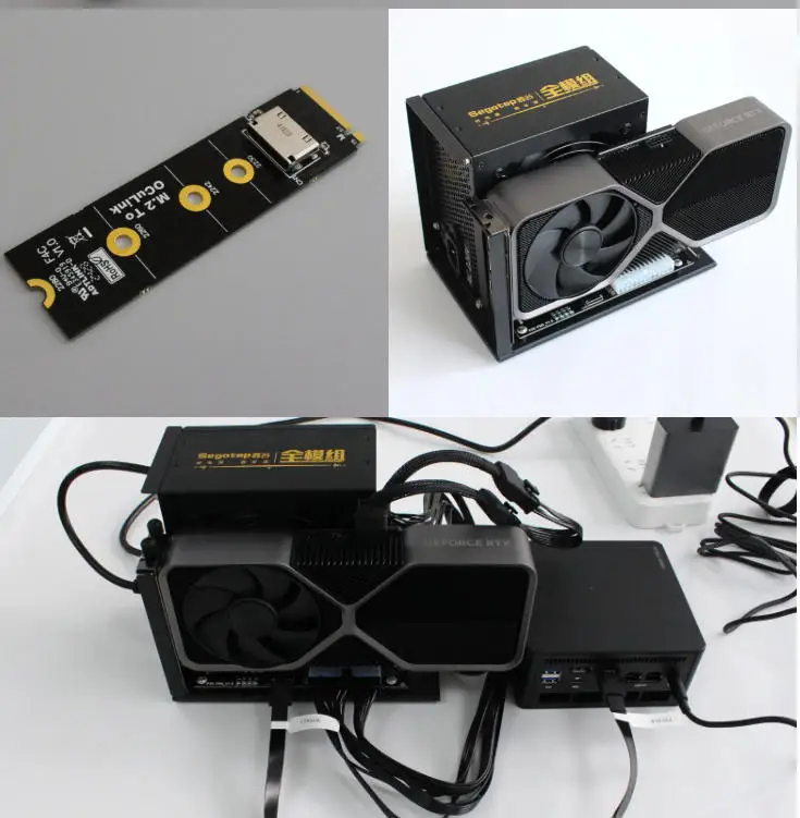 For M.2 NVMe To SFF8612 Oculin - Oculink Egpu Mini Pc ulasan dan harga