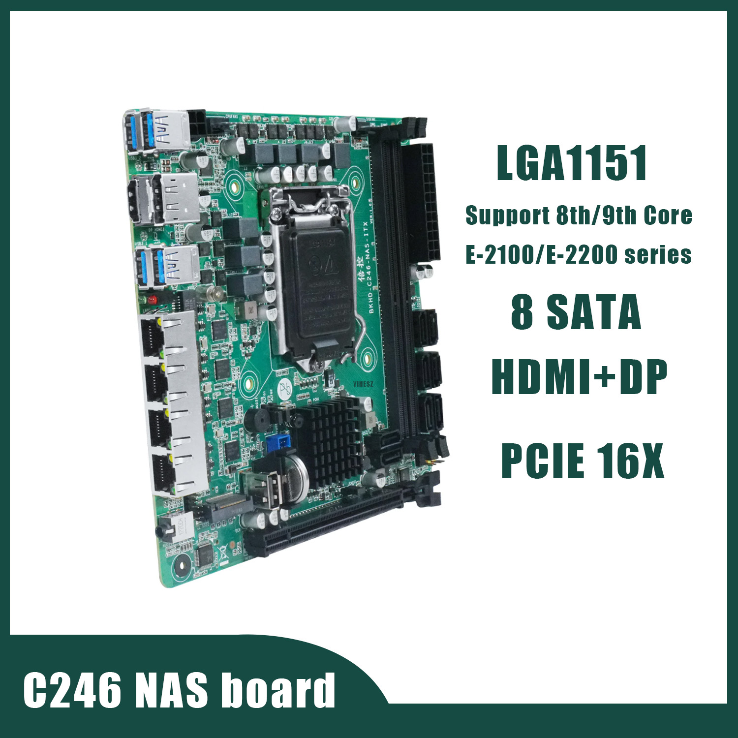 C246 NAS Motherboard 8 SATA 3. - Raspberry Pi 5 8Gb Board ulasan dan harga