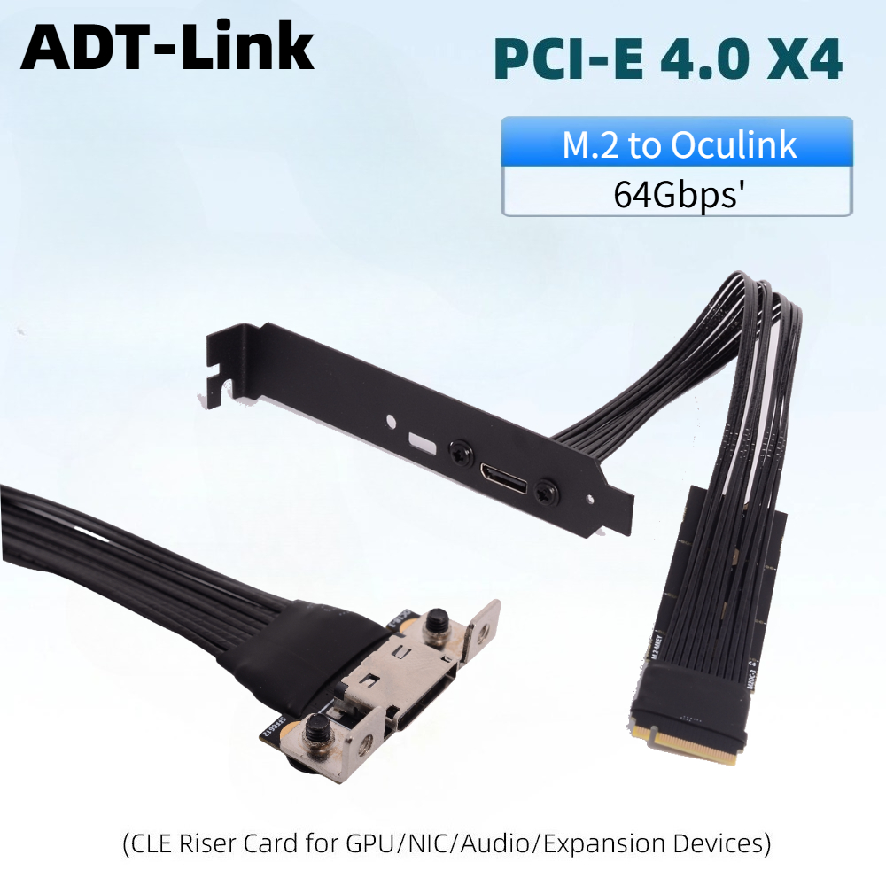 PCIE 4.0 X4 M.2 M-Key NVMe To - Oculink Egpu Mini Pc ulasan dan harga
