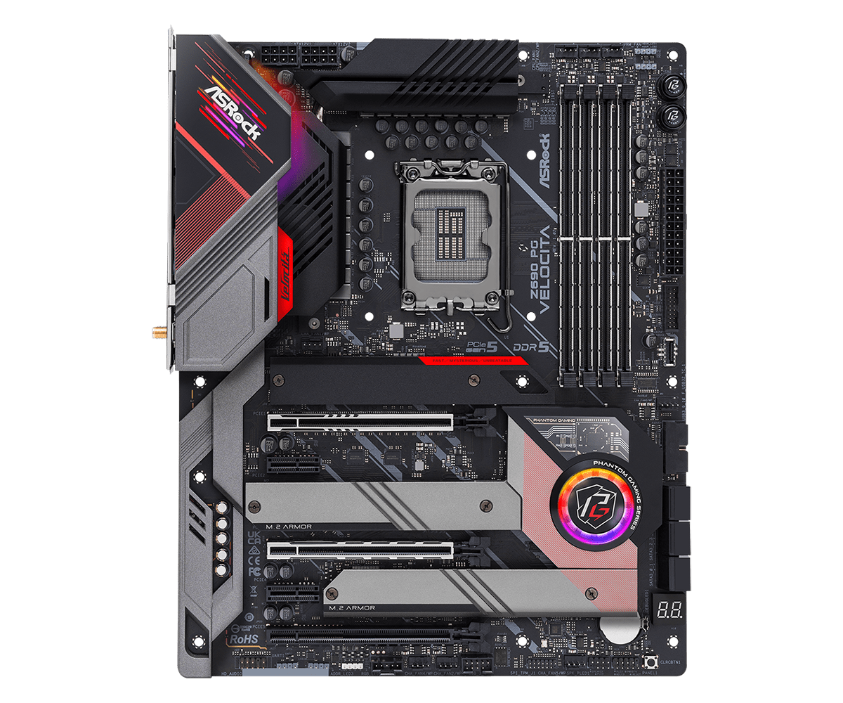 Asrock Z690 PG VELOCITA Mother - Lga1700 Itx Motherboard Ddr5 ulasan dan harga