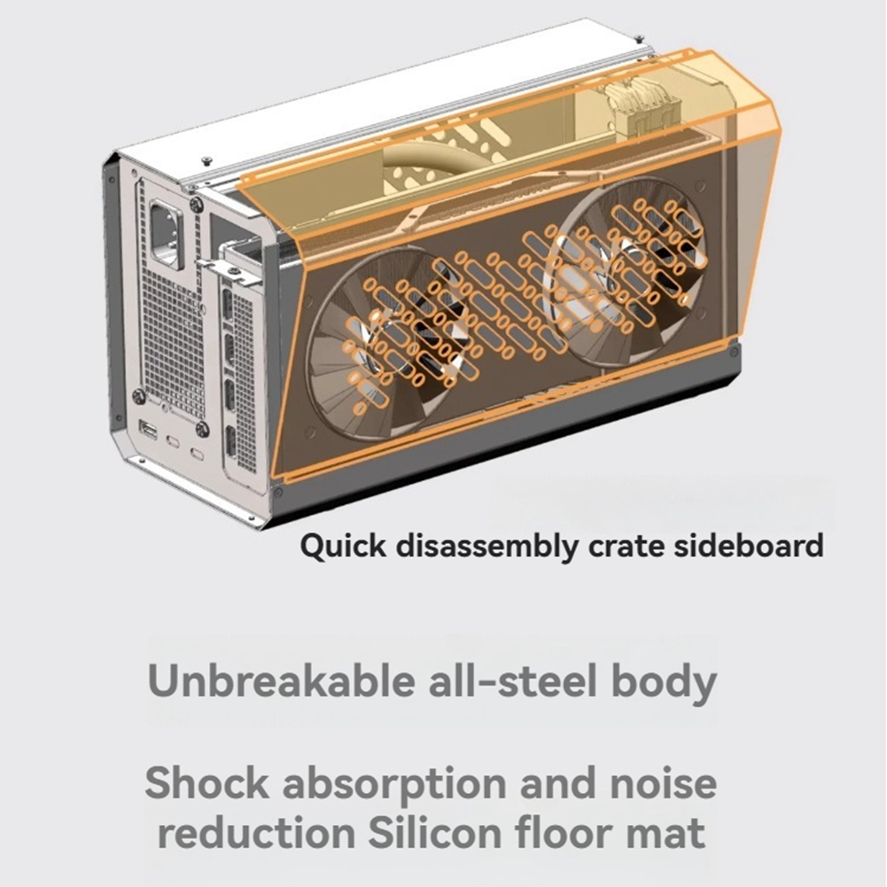 M05K Frame Case Chassis for TH - Oculink Egpu Mini Pc ulasan dan harga