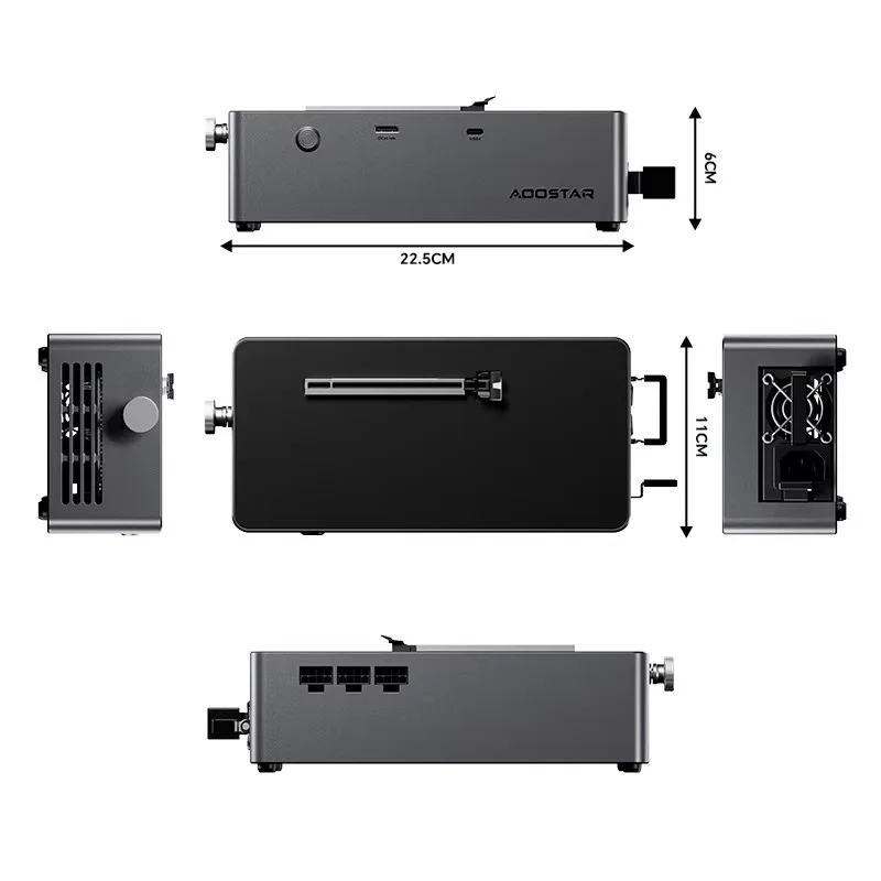 AOOSTAR AG01 AG02 EGPU Dock, O - Oculink Egpu Mini Pc ulasan dan harga