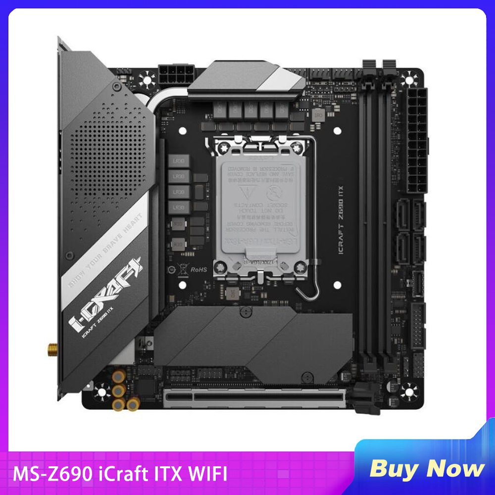 New MS-Z690 iCraft ITX WIFI De - Lga1700 Itx Motherboard Ddr5 ulasan dan harga