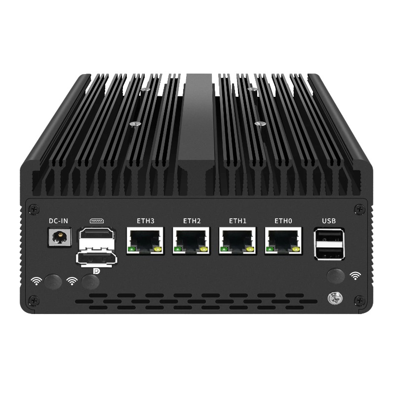 Fanless Mini PC Pentium 8505/C - Pfsense Firewall Router 2.5G 4 I226 ulasan dan harga